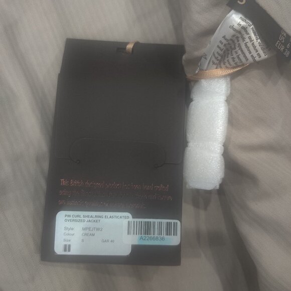 KARL DONOGHUE Shearling Oversized Jacket UK10 US6 IT42 M new $3342.00 - Picture 4 of 7